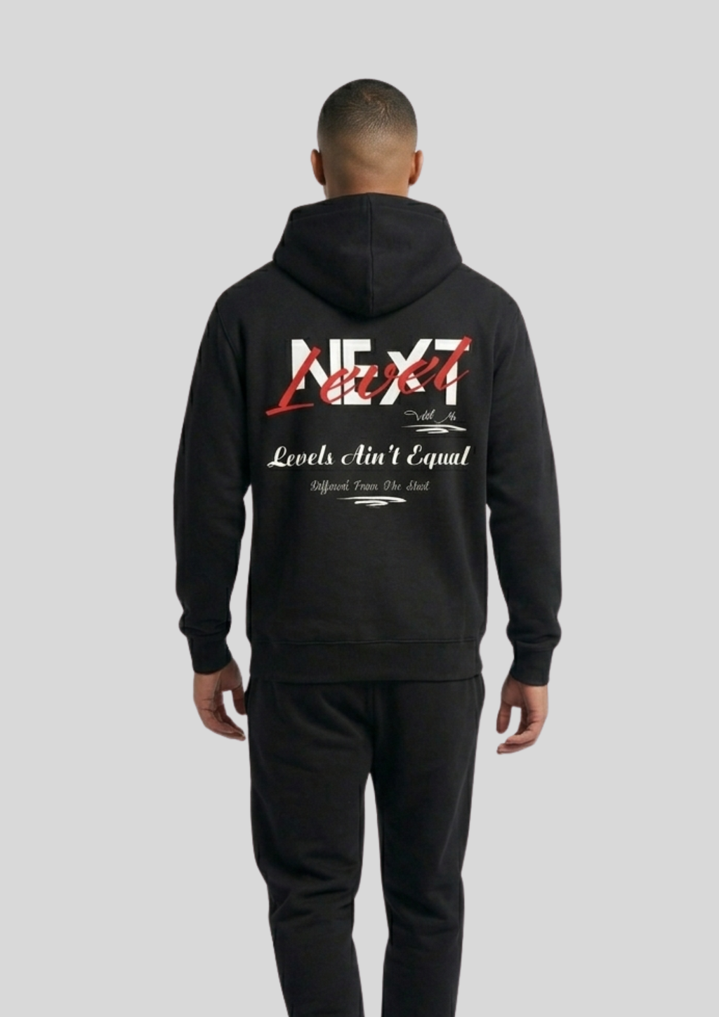 KHILIAN "Different Start" Heavy Boxy Hoodie