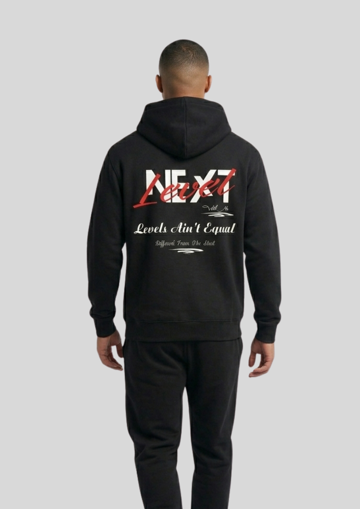 KHILIAN "Different Start" Heavy Boxy Hoodie