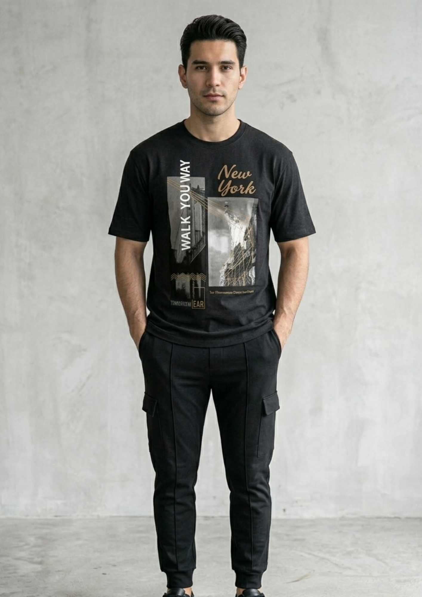 Limited Edition NYC Bridge Graphic Tee - Oversized Fit