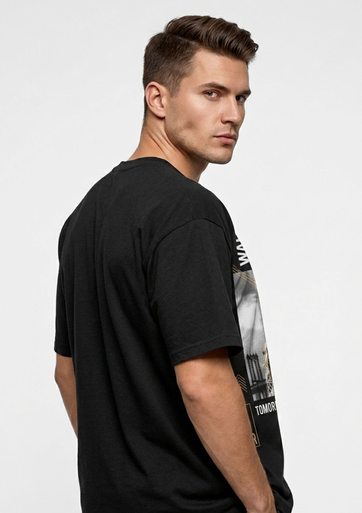Limited Edition NYC Bridge Graphic Tee - Oversized Fit