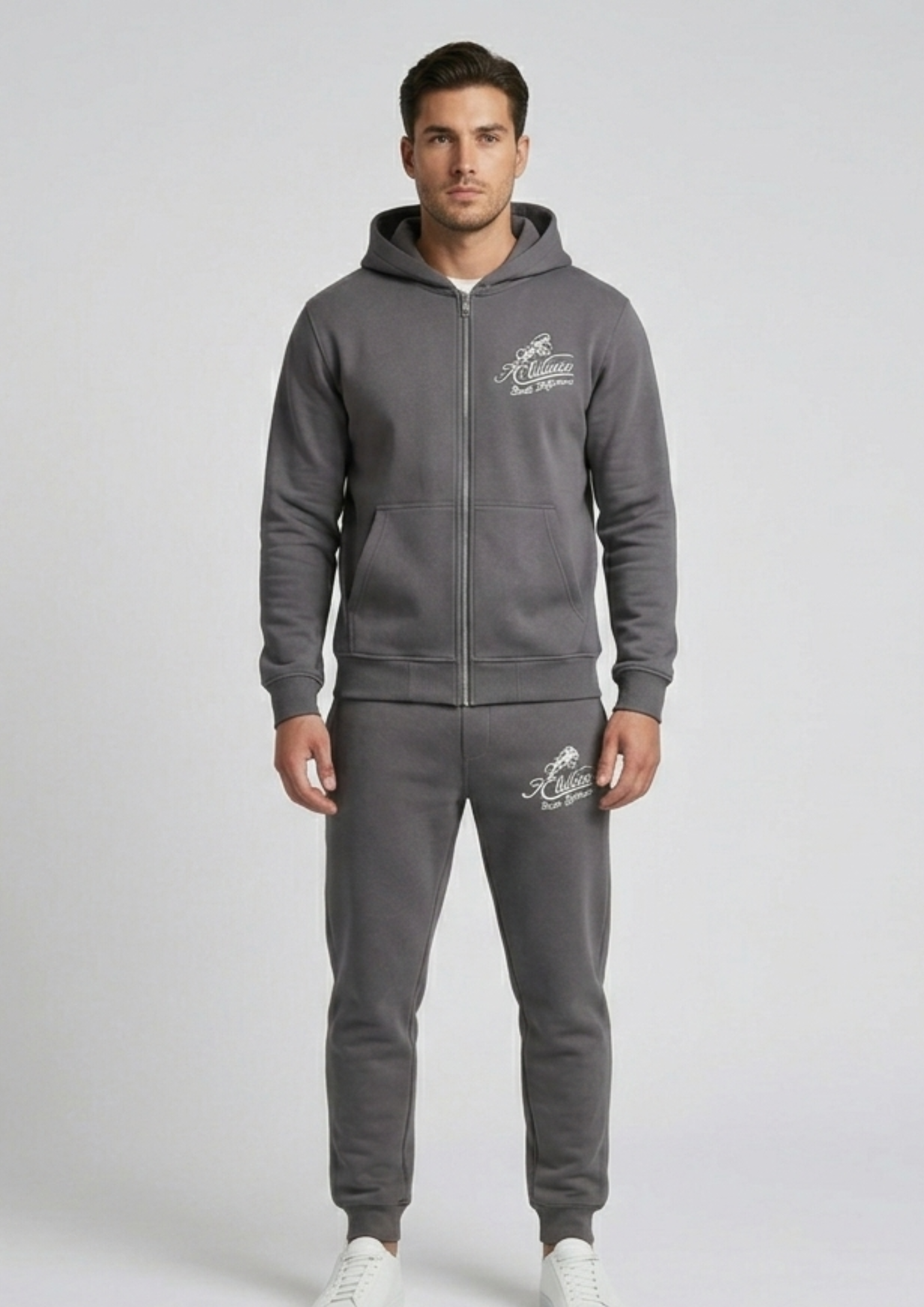 Khilian Signature Graphic Tracksuit - Men's 'Built Different' Edition