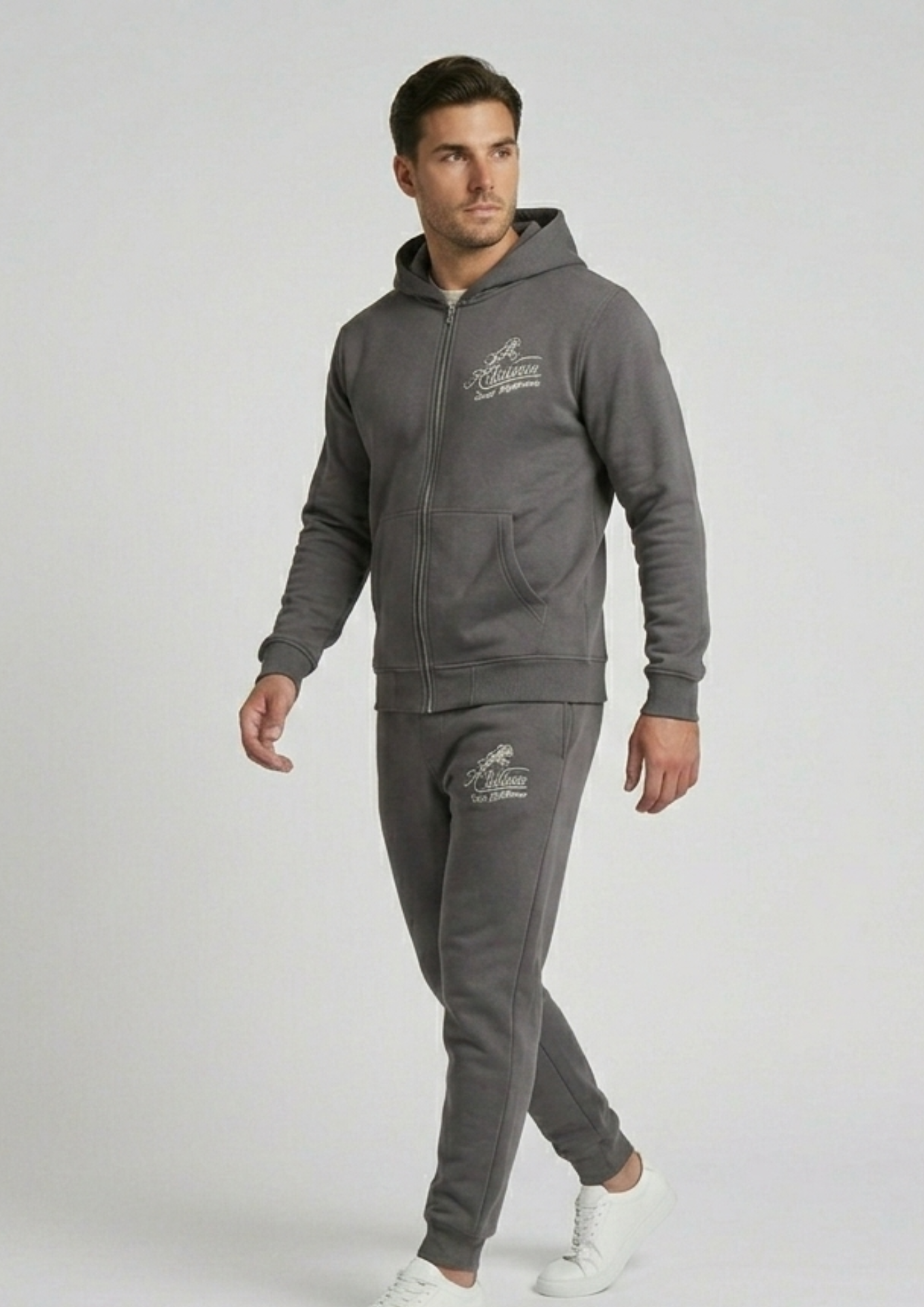 Khilian Signature Graphic Tracksuit - Men's 'Built Different' Edition