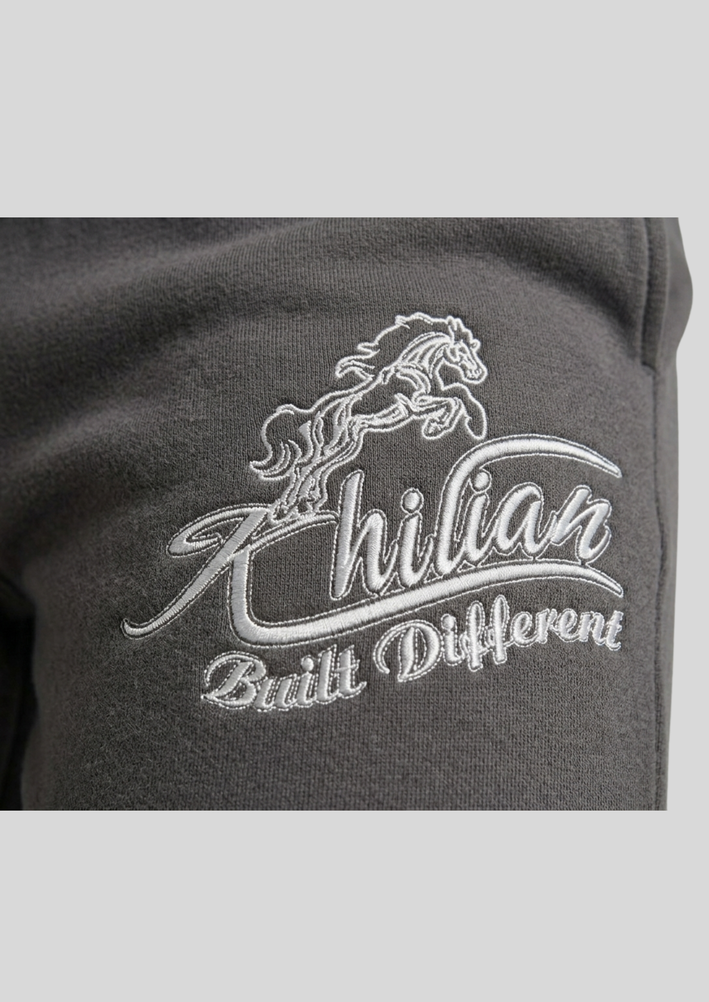Khilian Signature Graphic Tracksuit - Men's 'Built Different' Edition
