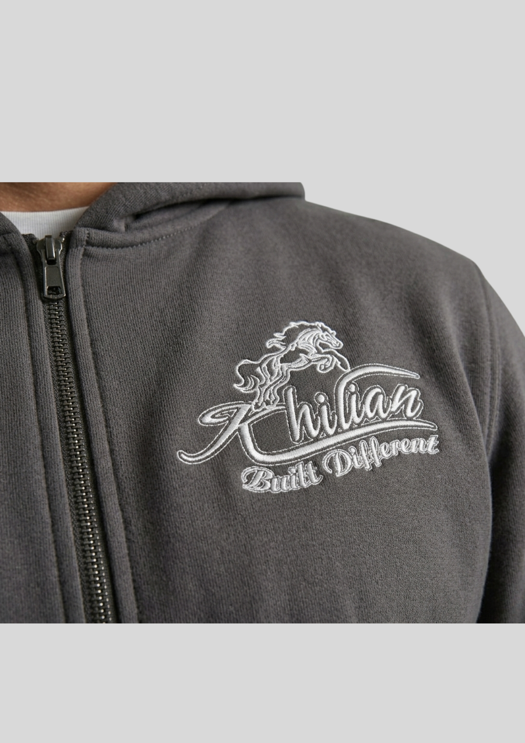 Khilian Signature Graphic Tracksuit - Men's 'Built Different' Edition