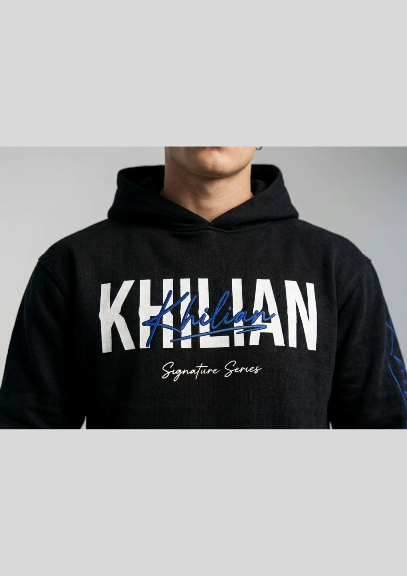 KHILIAN Premium Signature Series Tracksuit – Black Edition