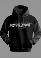 KHILIAN Black Urban Camo Orbit Graphic Streetwear Tracksuit